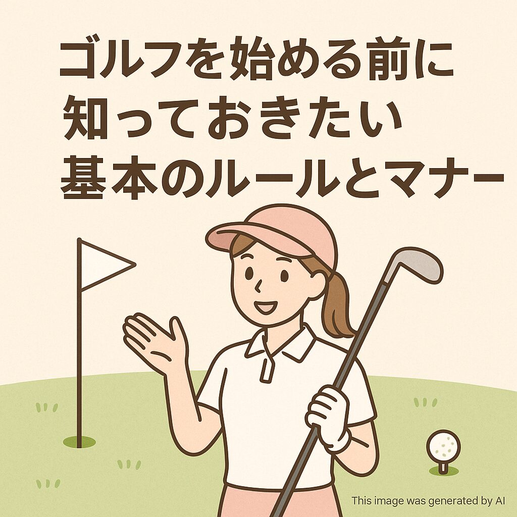 ゴルフを始める前に知っておきたい基本のルールとマナー