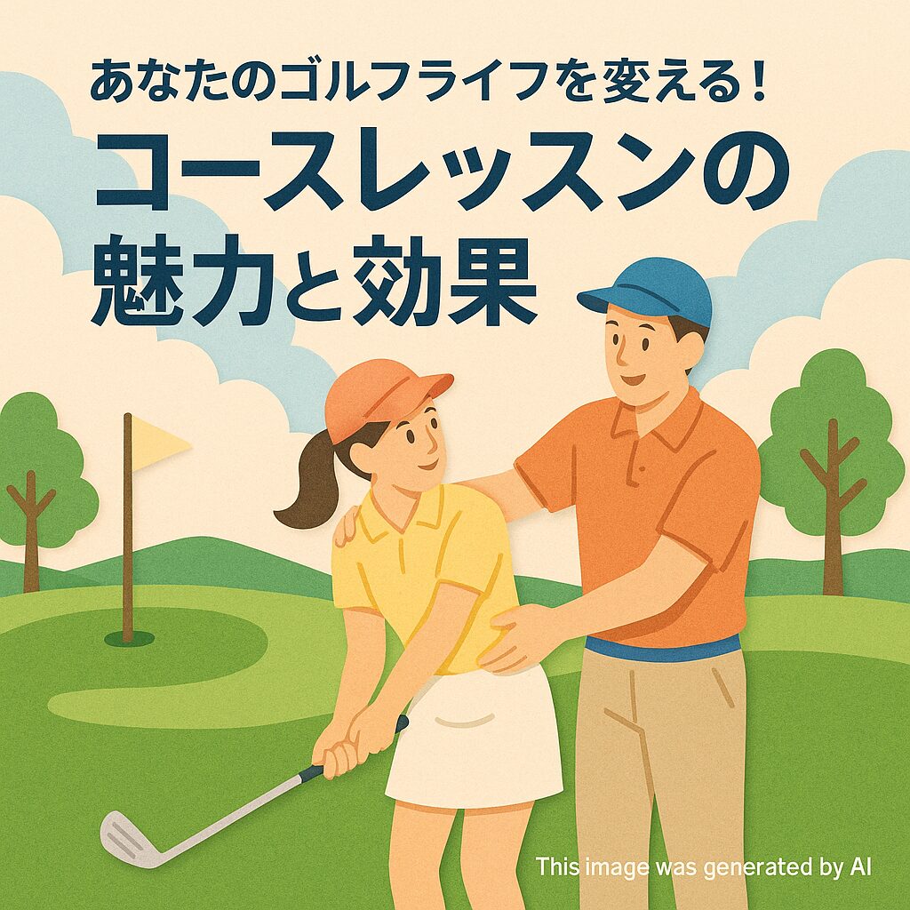 あなたのゴルフライフを変える！コースレッスンの魅力と効果