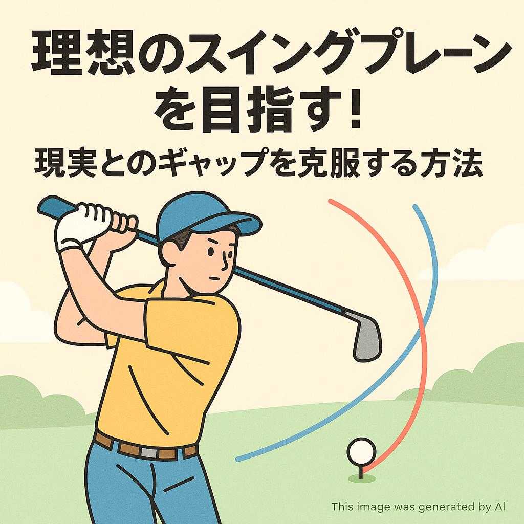 理想のスイングプレーンを目指す！現実とのギャップを克服する方法