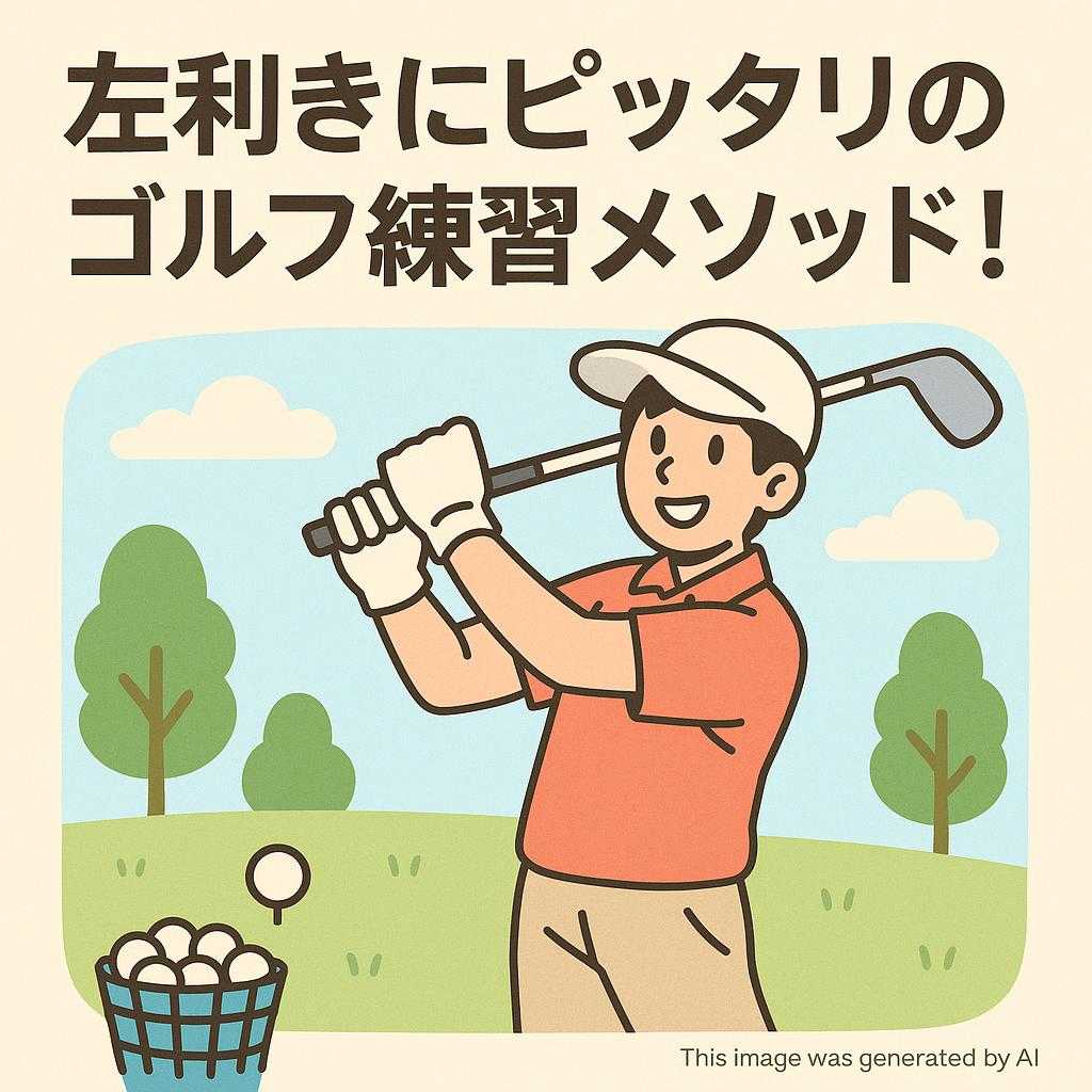 左利きにピッタリのゴルフ練習メソッド！