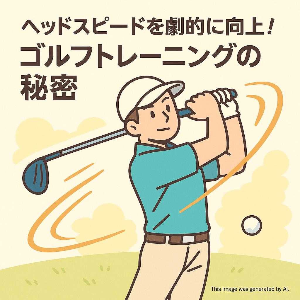 ヘッドスピードを劇的に向上！ゴルフトレーニングの秘密