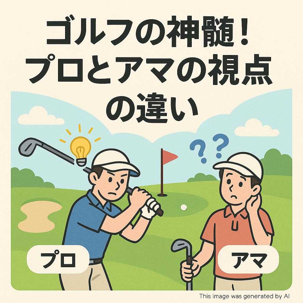 ゴルフの神髄！プロとアマの視点の違い