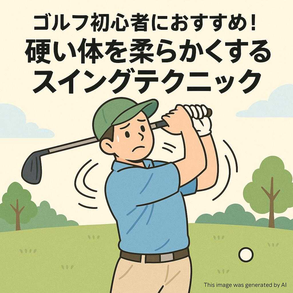 ゴルフ初心者におすすめ！硬い体を柔らかくするスイングテクニック