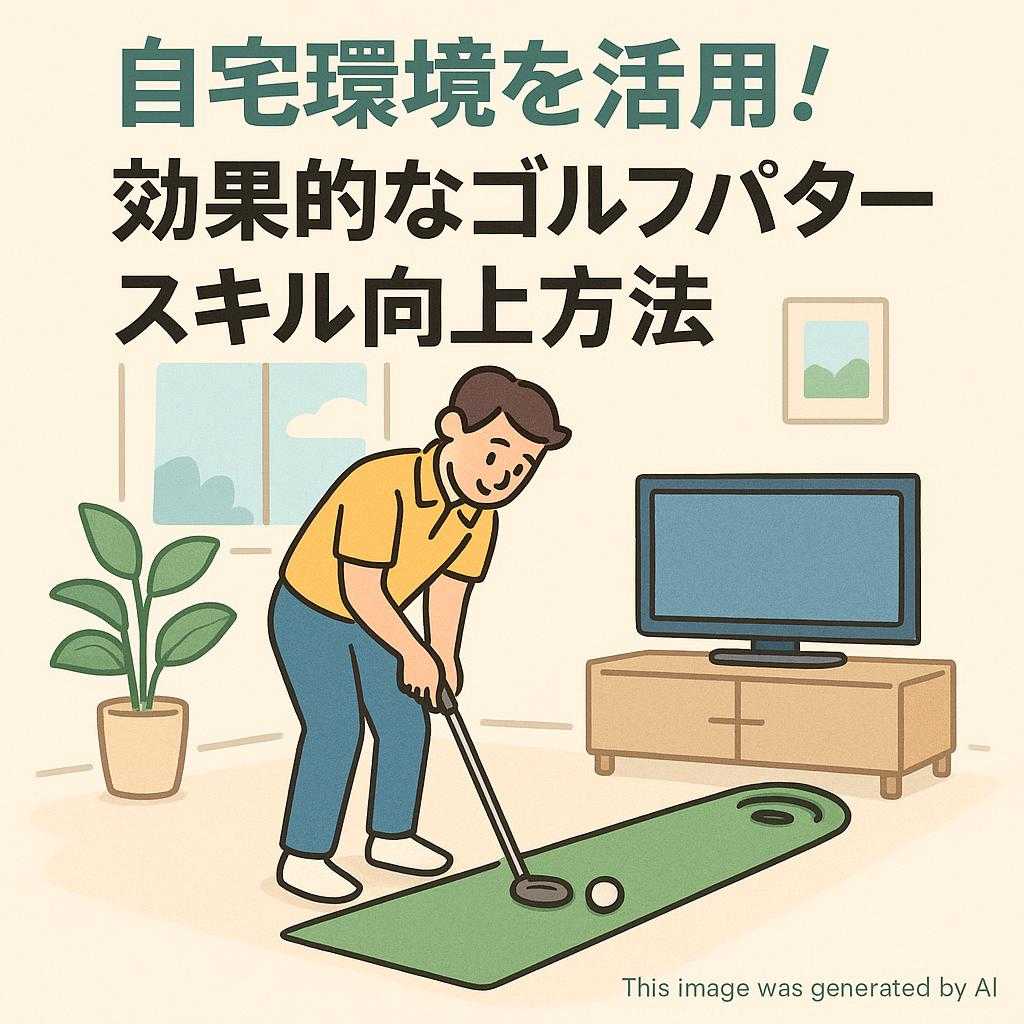 自宅環境を活用！効果的なゴルフパタースキル向上方法