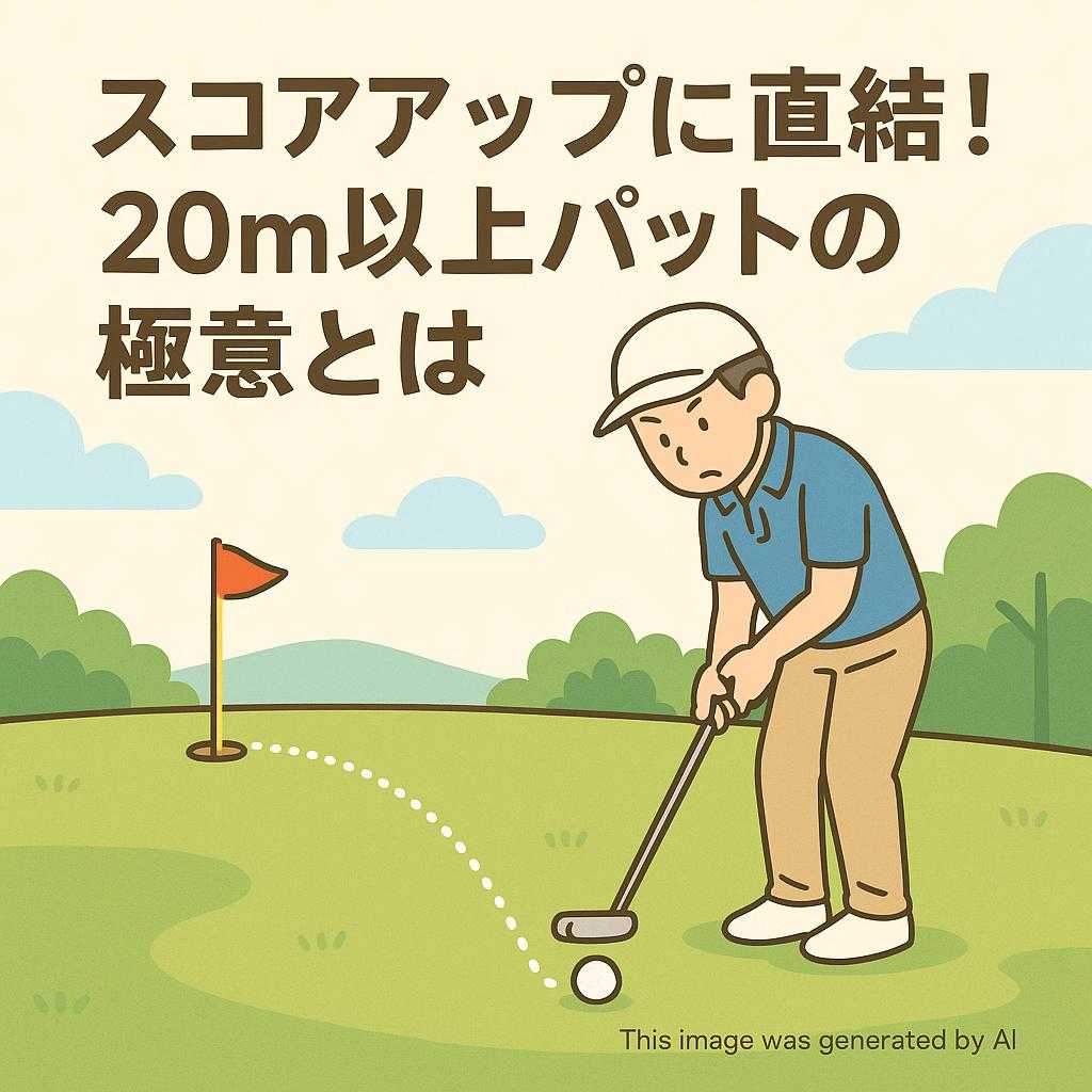 スコアアップに直結！20m以上パットの極意とは