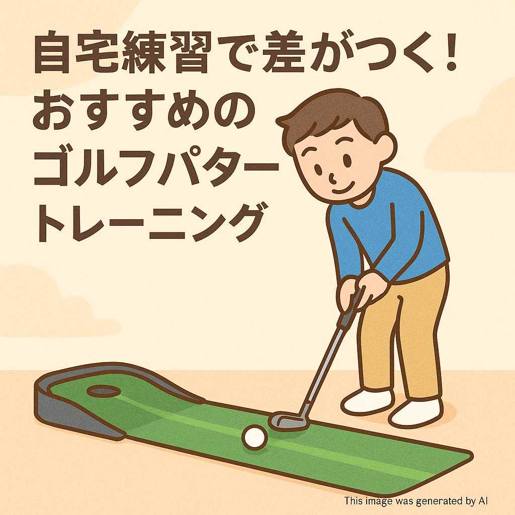 自宅練習で差がつく!おすすめのゴルフパタートレーニング