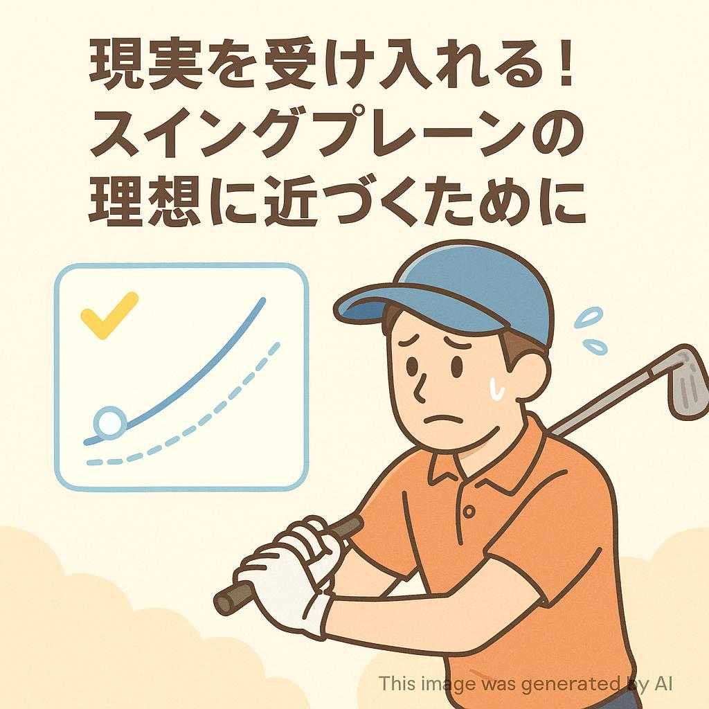 現実を受け入れる!スイングプレーンの理想に近づくために