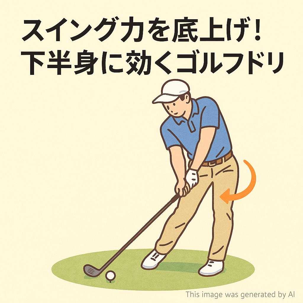 スイング力を底上げ！下半身に効くゴルフドリル