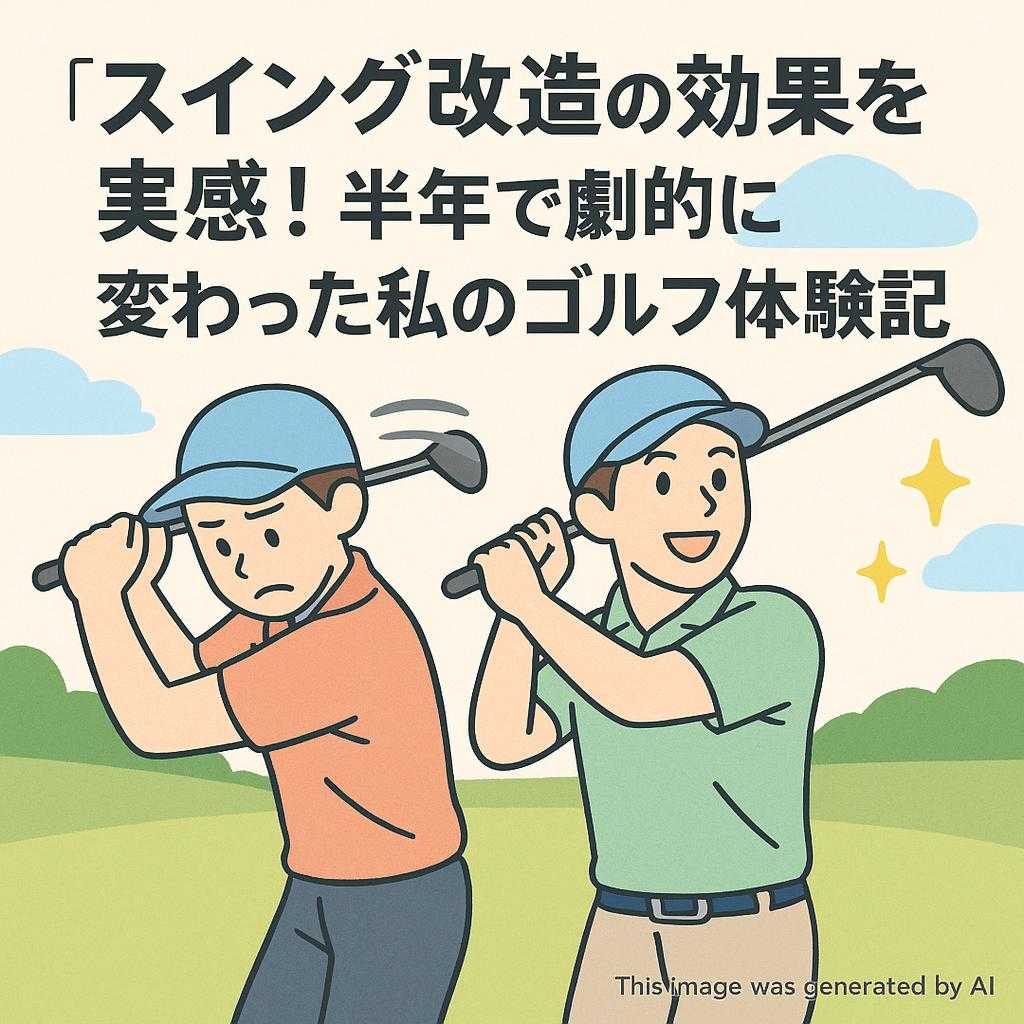 スイング改造の効果を実感！半年で劇的に変わった私のゴルフ体験記
