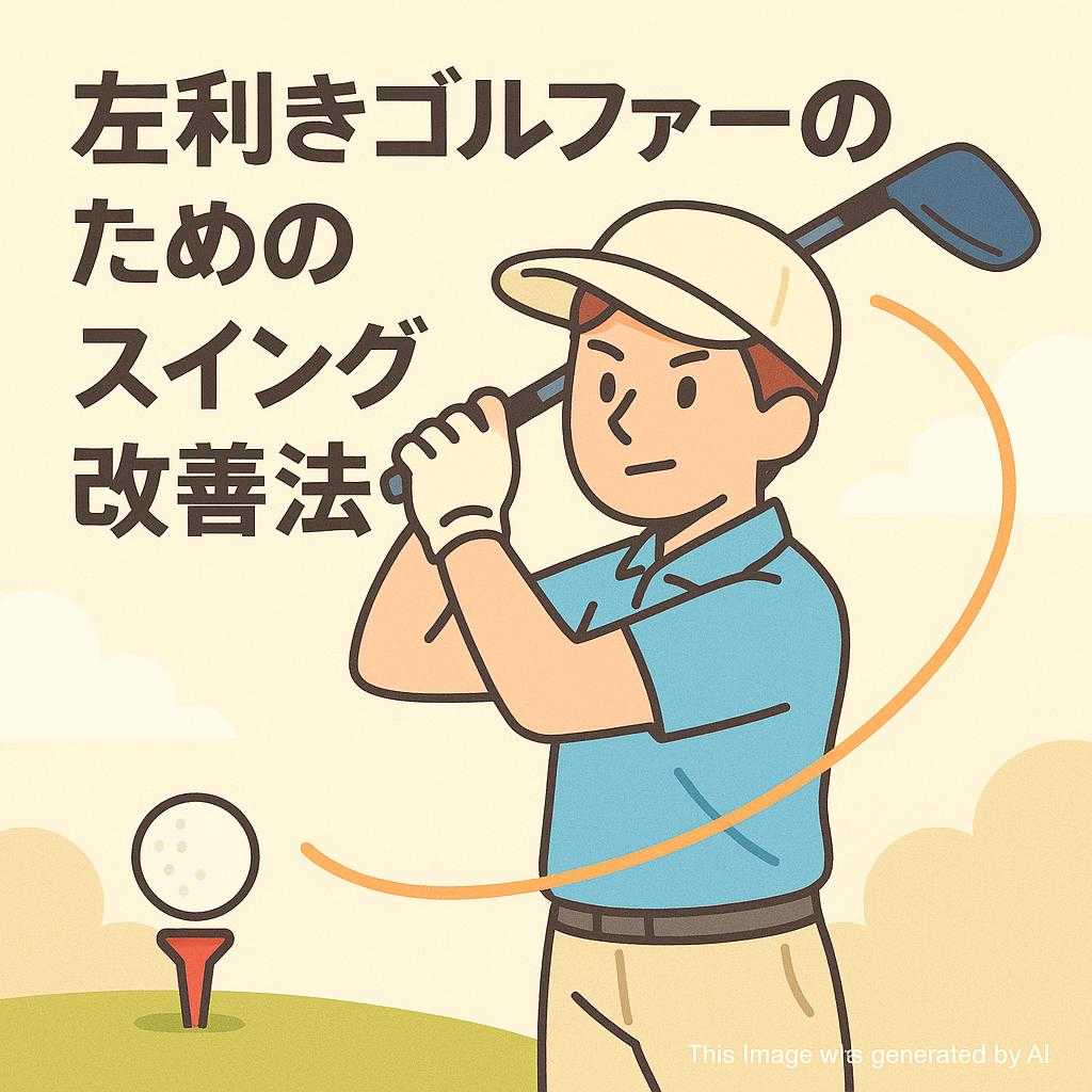 左利きゴルファーのためのスイング改善法