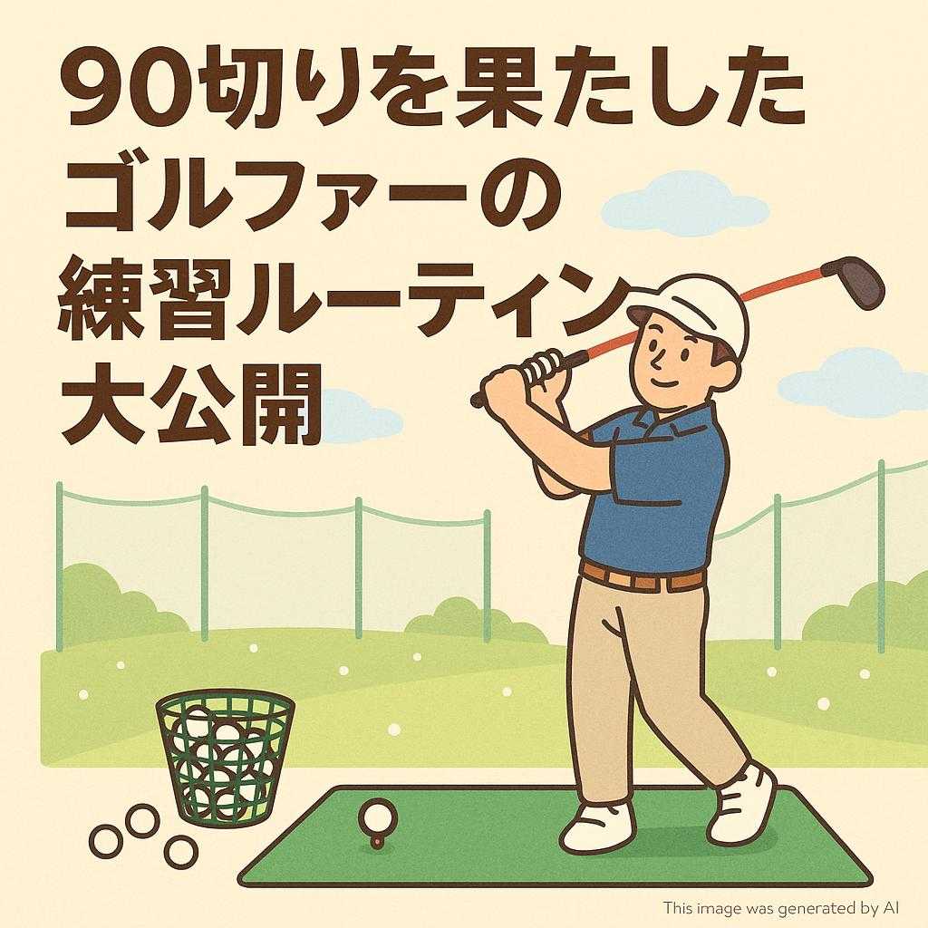 90切りを果たしたゴルファーの練習ルーティン大公開