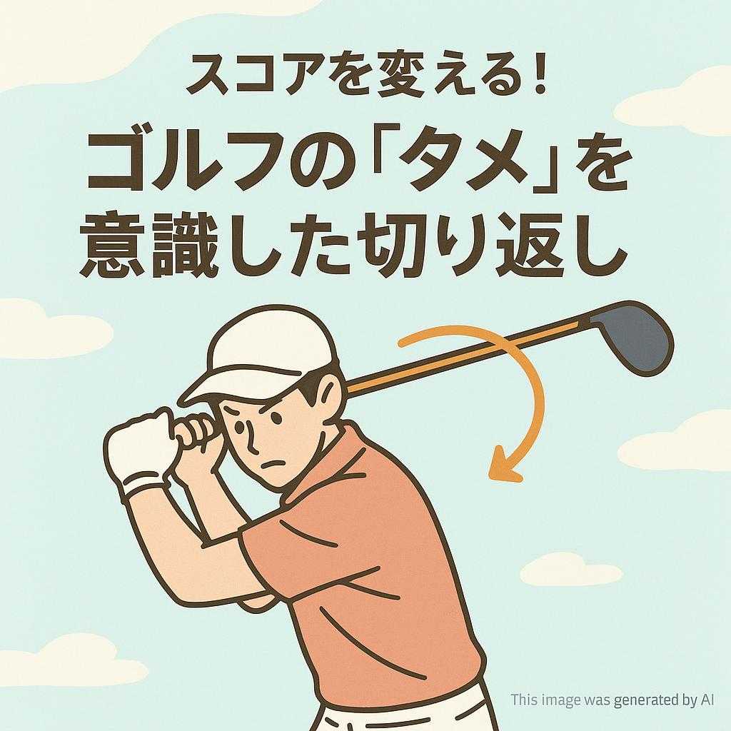 スコアを変える！ゴルフの「タメ」意識した切り返し