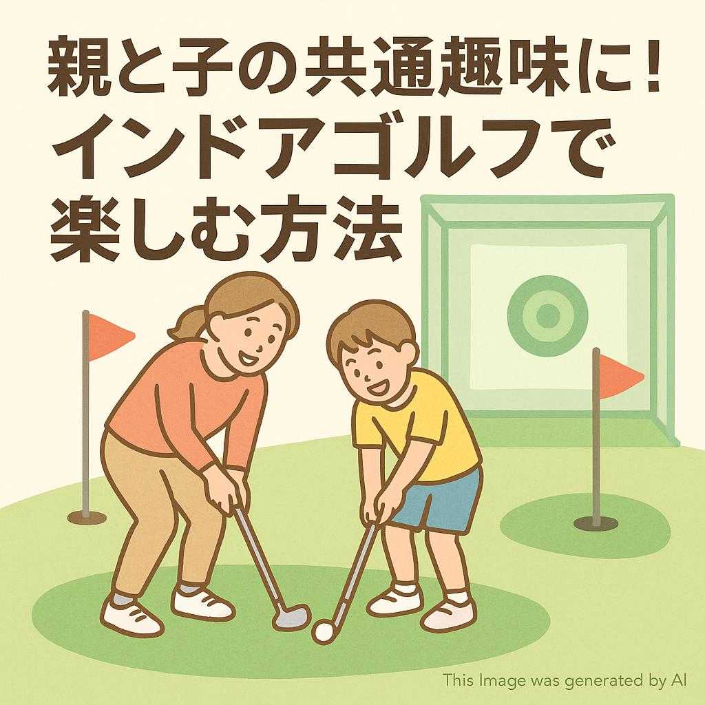 親と子の共通趣味に!インドアゴルフで楽しむ方法