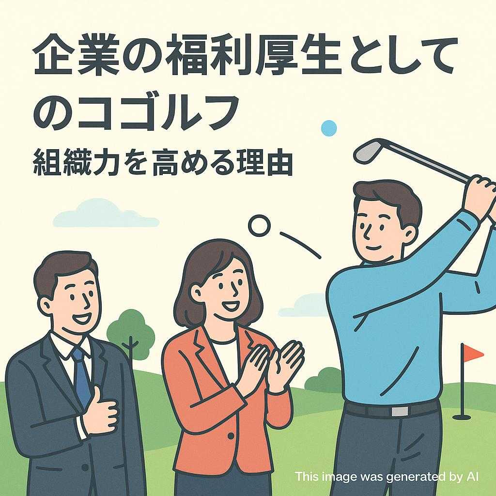 企業の福利厚生としてのゴルフ 組織力を高める理由
