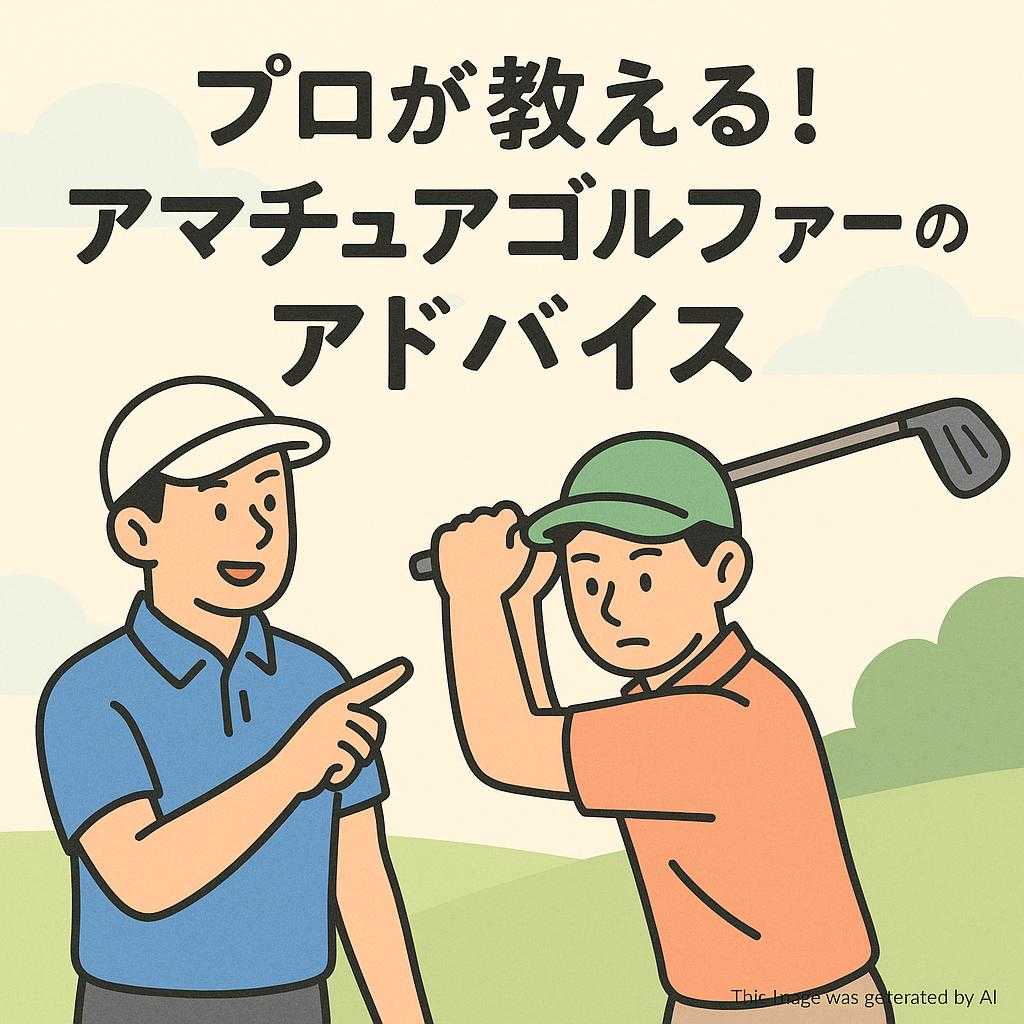 プロが教える！アマチュアゴルファーへのアドバイス