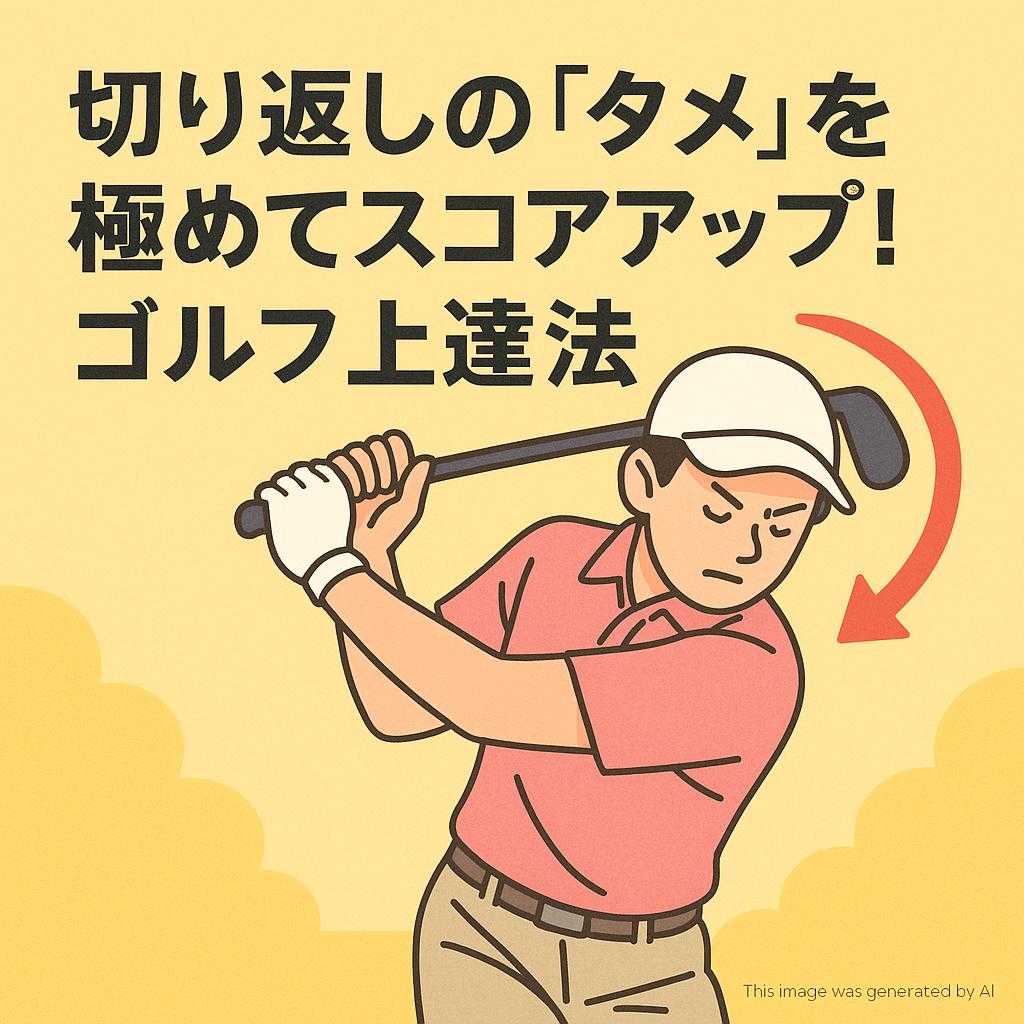 切り返しの「タメ」を極めてスコアアップ！ゴルフ上達法