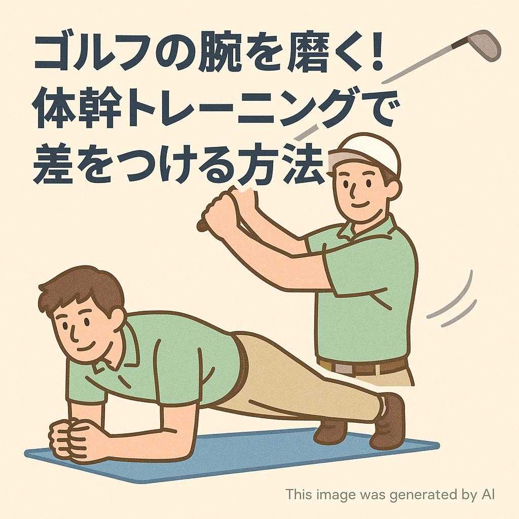 ゴルフの腕を磨く!体幹トレーニングで差をつける方法
