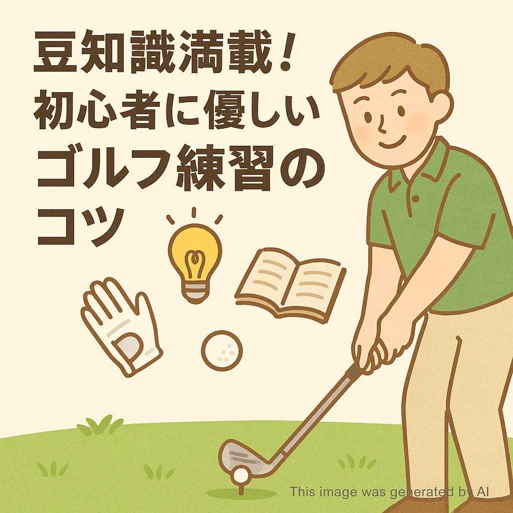 豆知識満載！初心者に優しいゴルフ練習のコツ