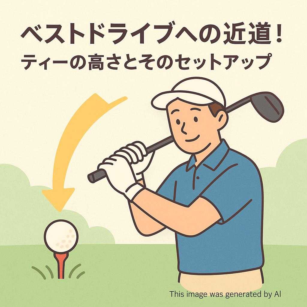 ベストドライブへの近道！ティーの高さとそのセットアップ