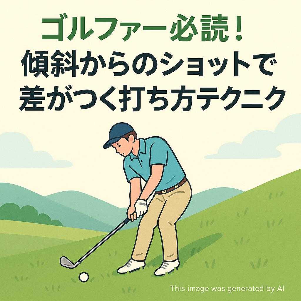 ゴルファー必読！傾斜からのショットで差がつく打ち方テクニック