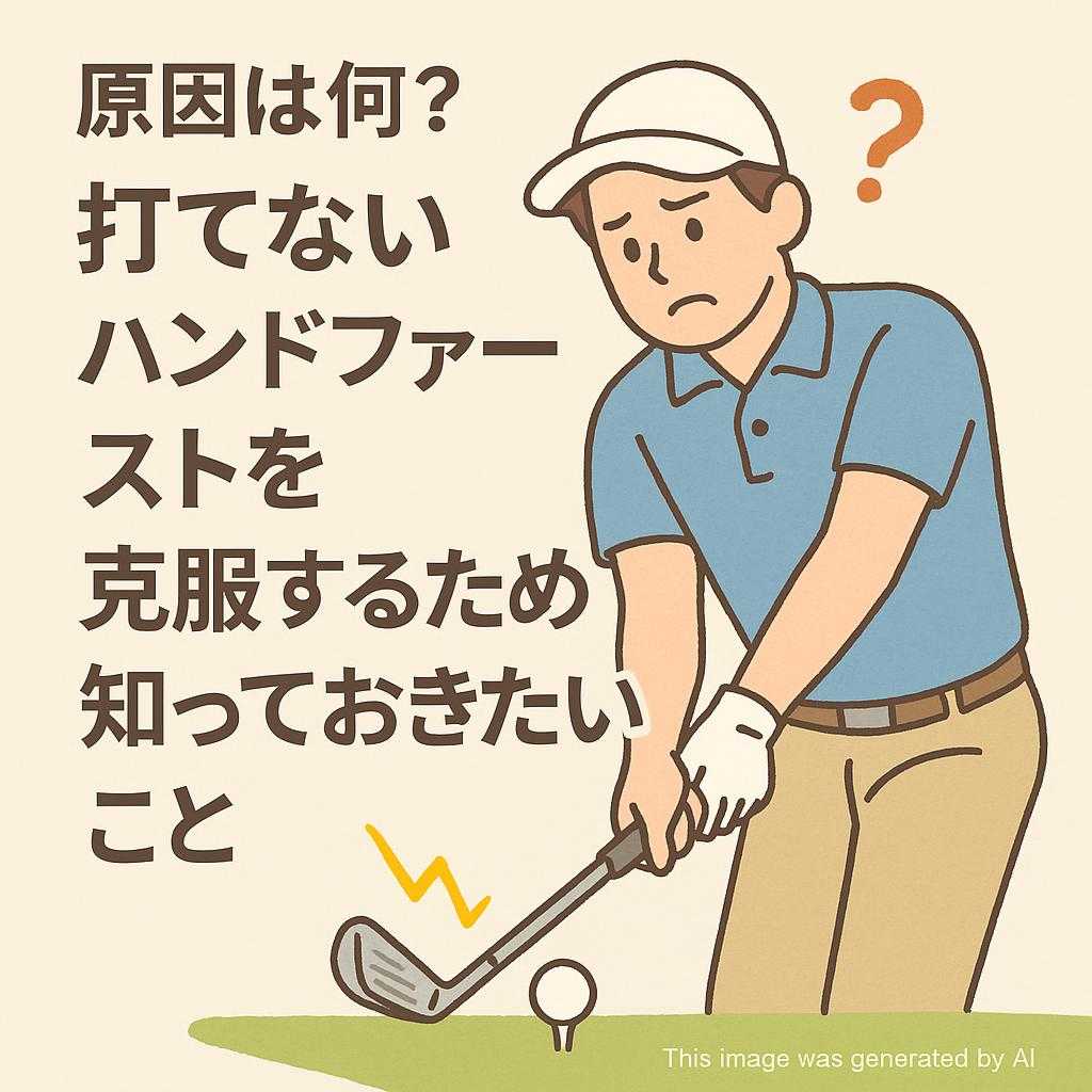 原因は何?打てないハンドファーストを克服するために知っておきたいこと