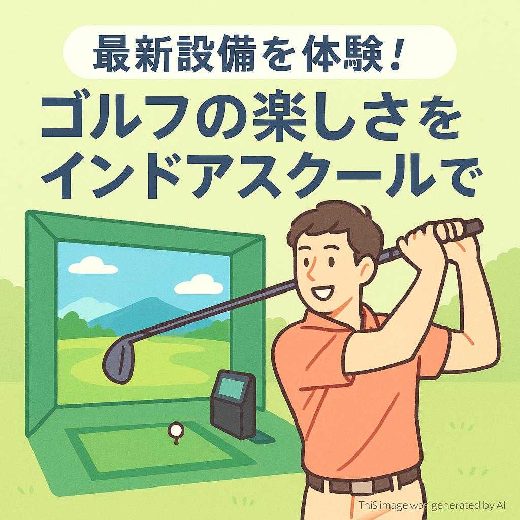 最新設備を体験！ゴルフの楽しさをインドアスクールで