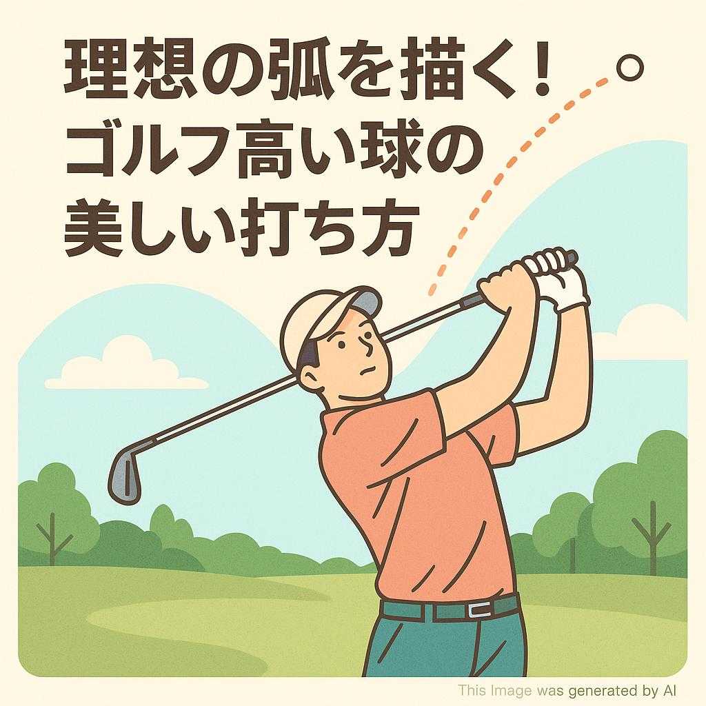 理想の弧を描く！ゴルフ高い球の美しい打ち方