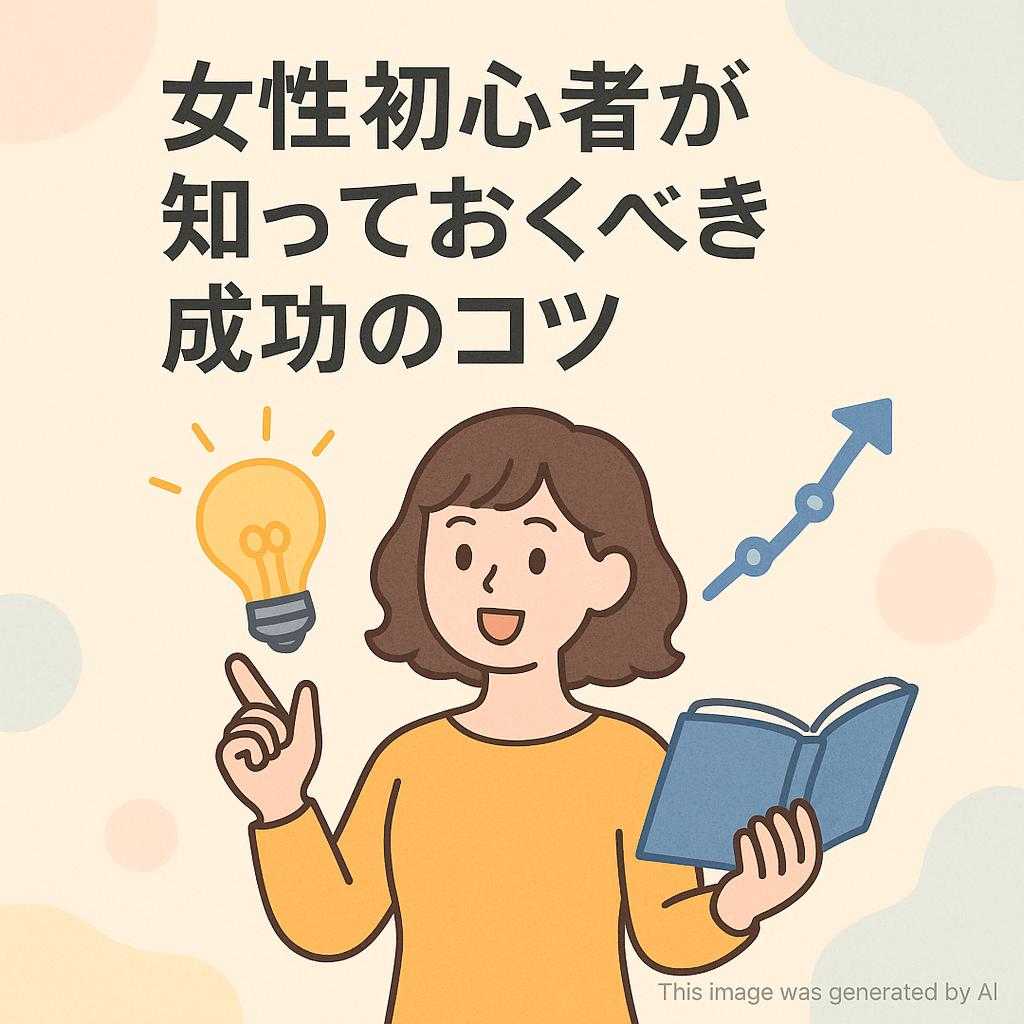 女性初心者が知っておくべき成功のコツ