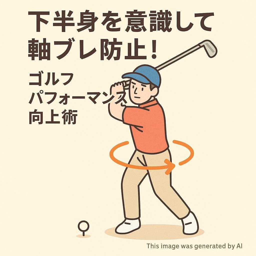 下半身を意識して軸ブレ防止！ゴルフパフォーマンス向上術
