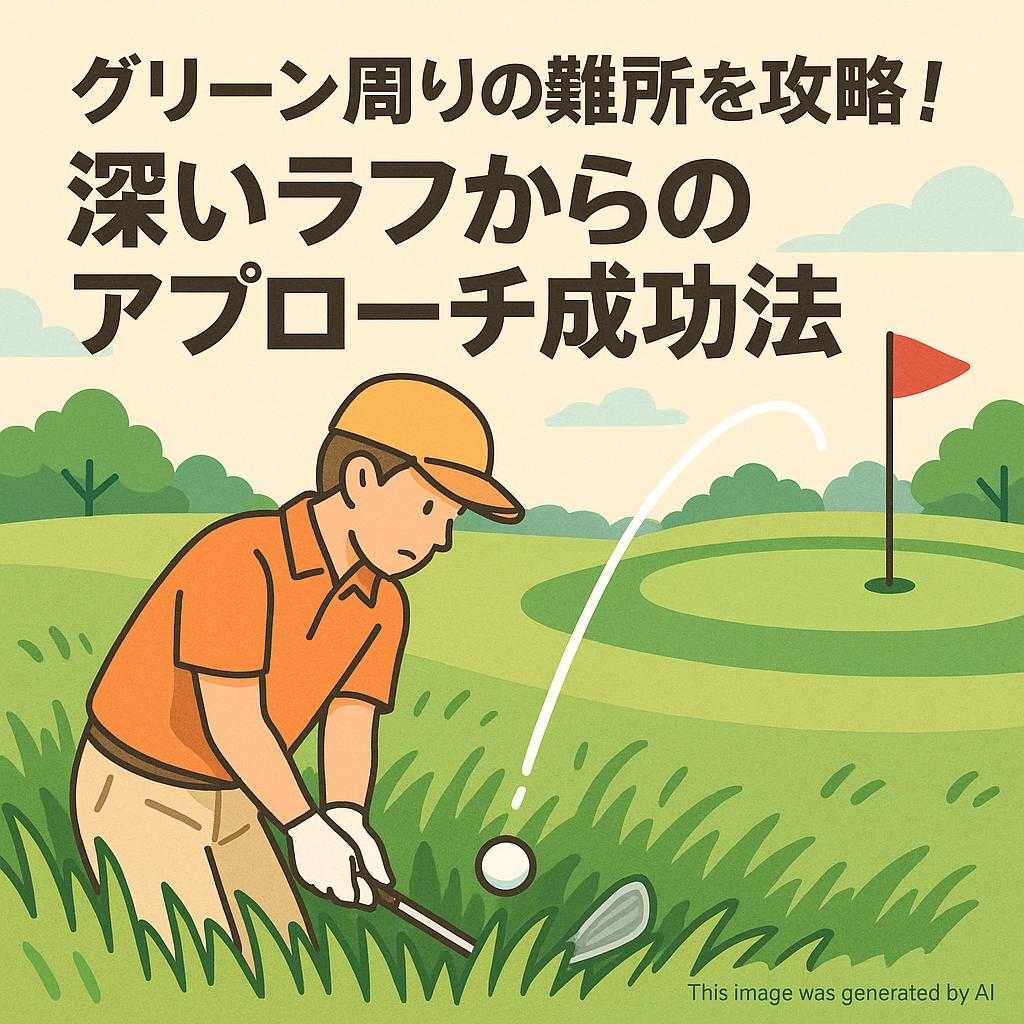 グリーン周りの難所を攻略！深いラフからのアプローチ成功法