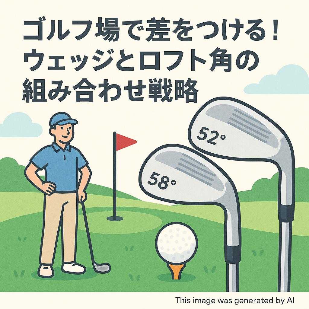 ゴルフ場で差をつける!ウェッジとロフト角の組み合わせ戦略