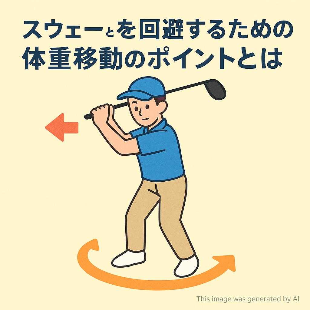 スウェーを回避するための体重移動のポイントとは