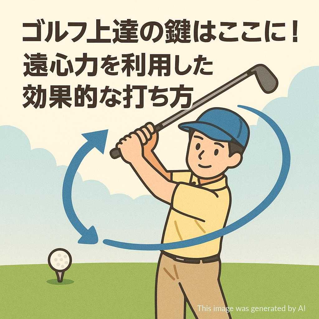 ゴルフ上達の鍵はここに！遠心力を利用した効果的な打ち方