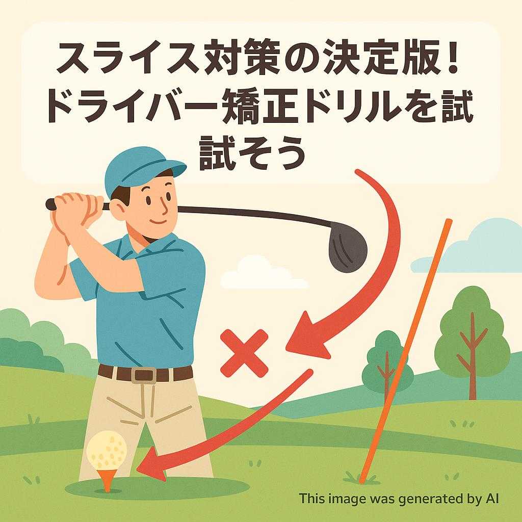 スライス対策の決定版！ドライバー矯正ドリルを試そう