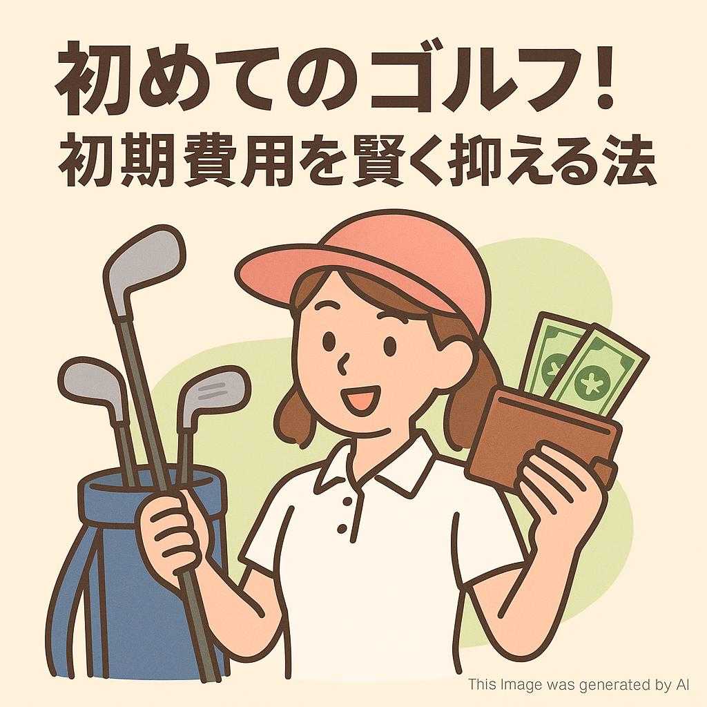 初めてのゴルフ!初期費用を賢く抑える方法