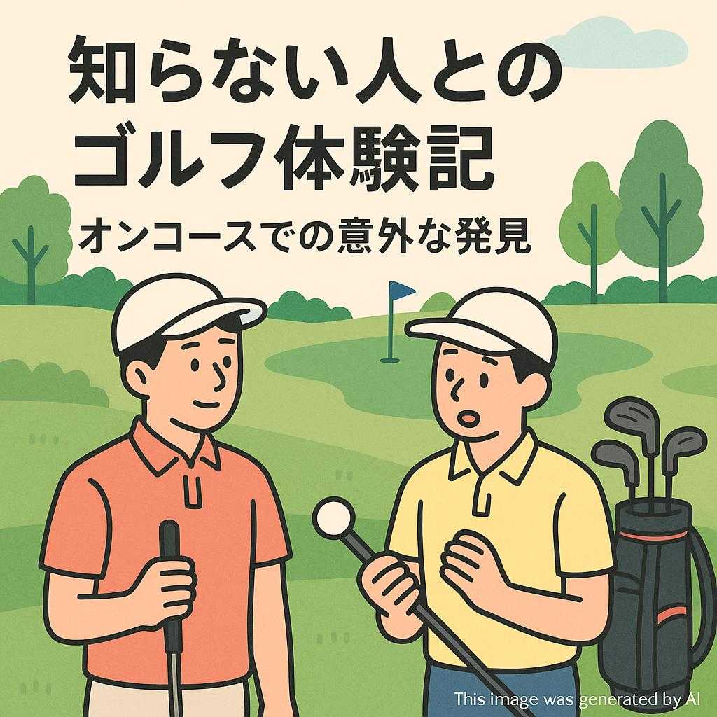 知らない人とのゴルフ体験記・オンコースでの意外な発見