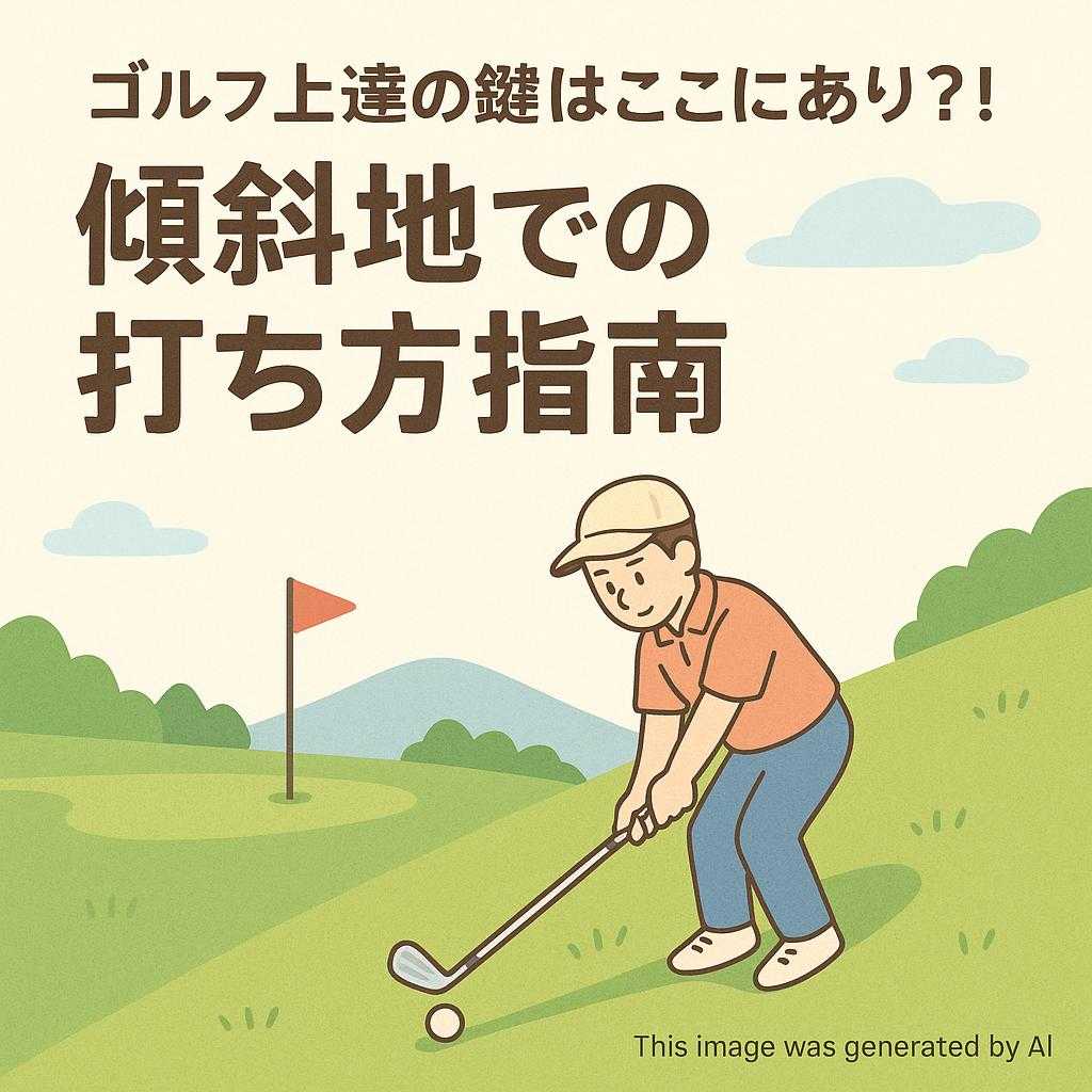 ゴルフ上達の鍵はここにあり?! 傾斜地での打ち方指南