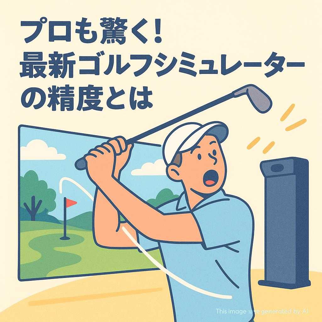 プロも驚く！最新ゴルフシミュレーターの精度とは