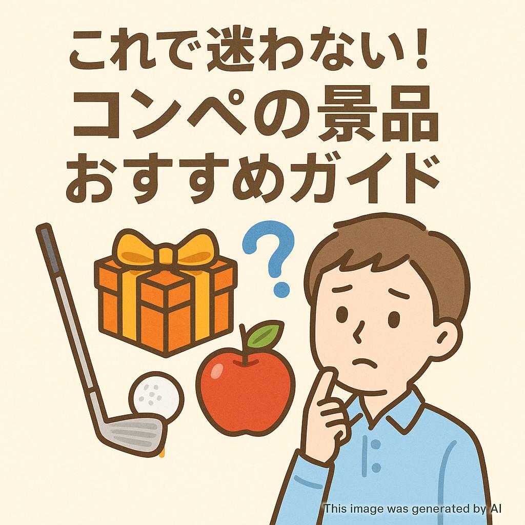 これで迷わない!コンペの景品おすすめガイド