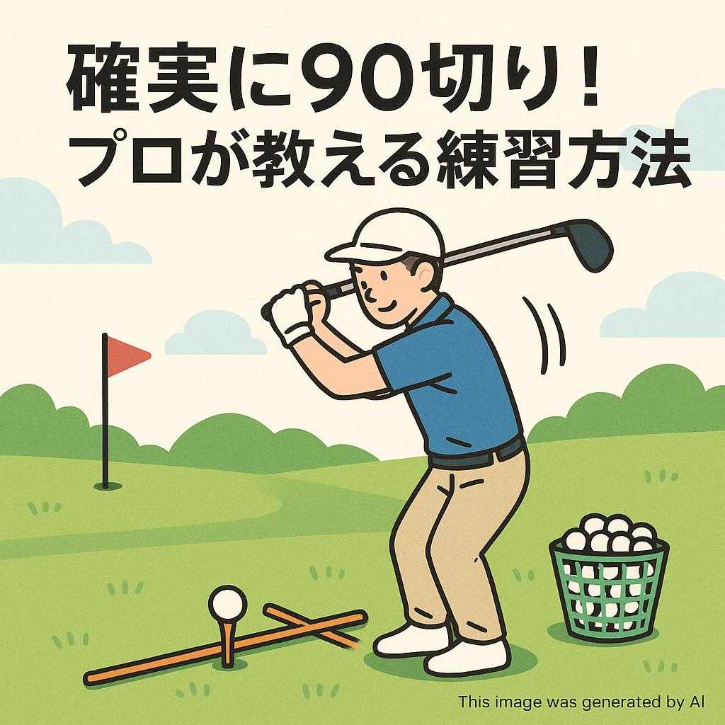 確実に90切り！プロが教える練習方法