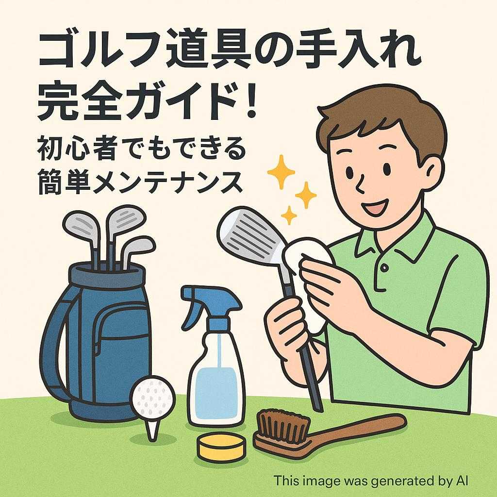 ゴルフ道具の手入れ完全ガイド！初心者でもできる簡単メンテナンス