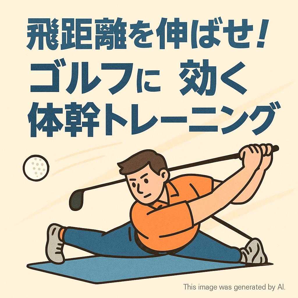 飛距離を伸ばせ！ゴルフに効く体幹トレーニング
