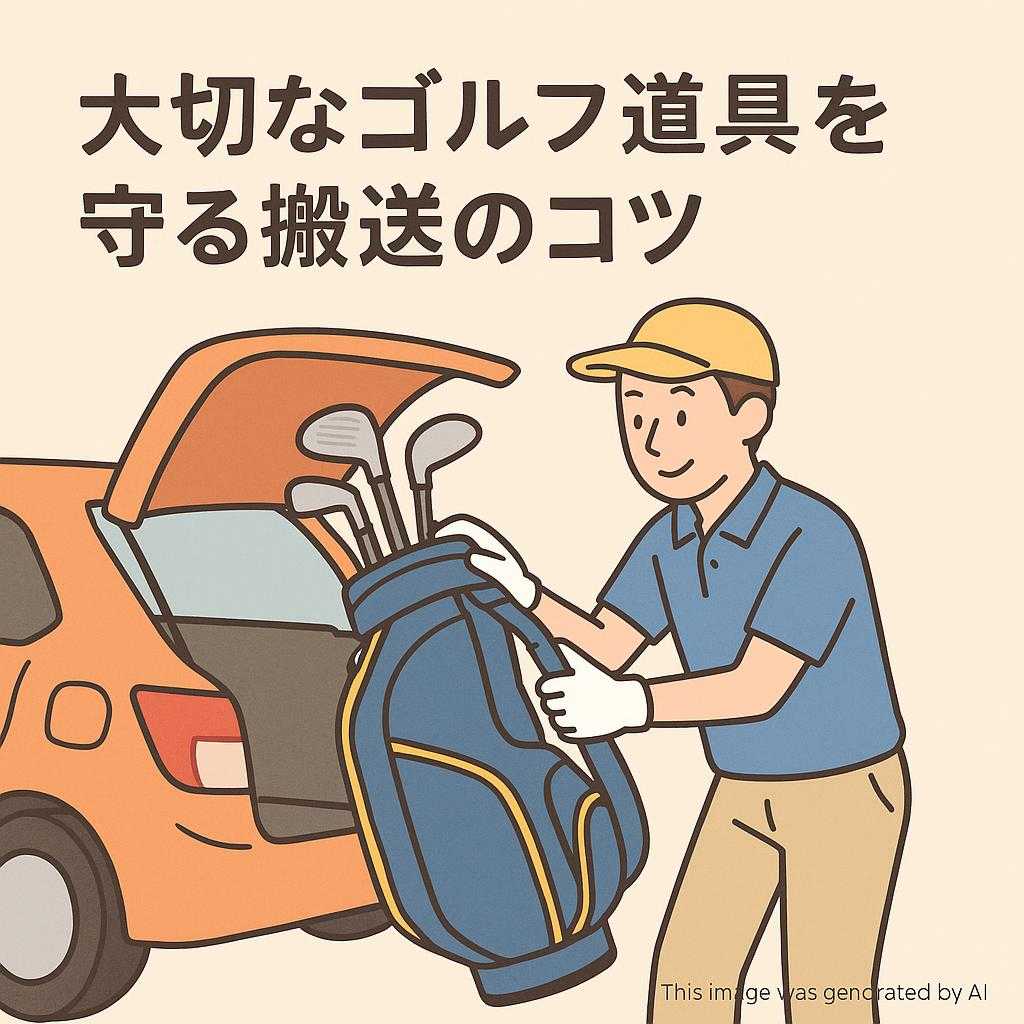 大切なゴルフ道具を守る搬送のコツ