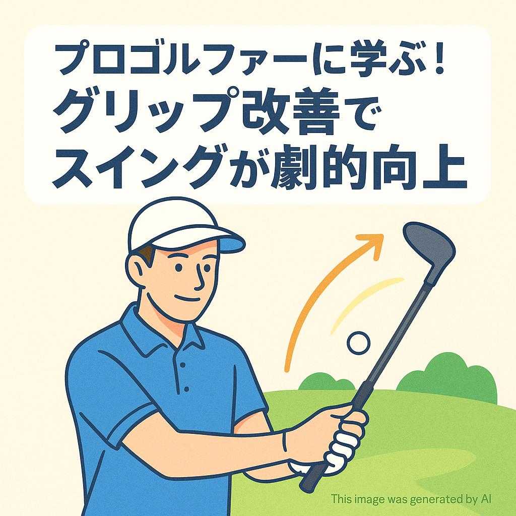 プロゴルファーに学ぶ！グリップ改善でスイングが劇的向上