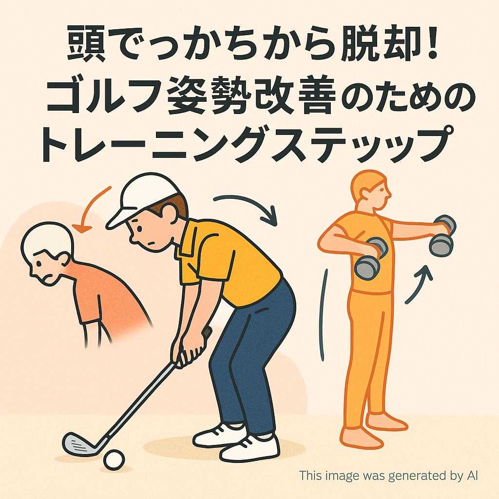 頭でっかちから脱却！ゴルフ姿勢改善のためのトレーニングステップ
