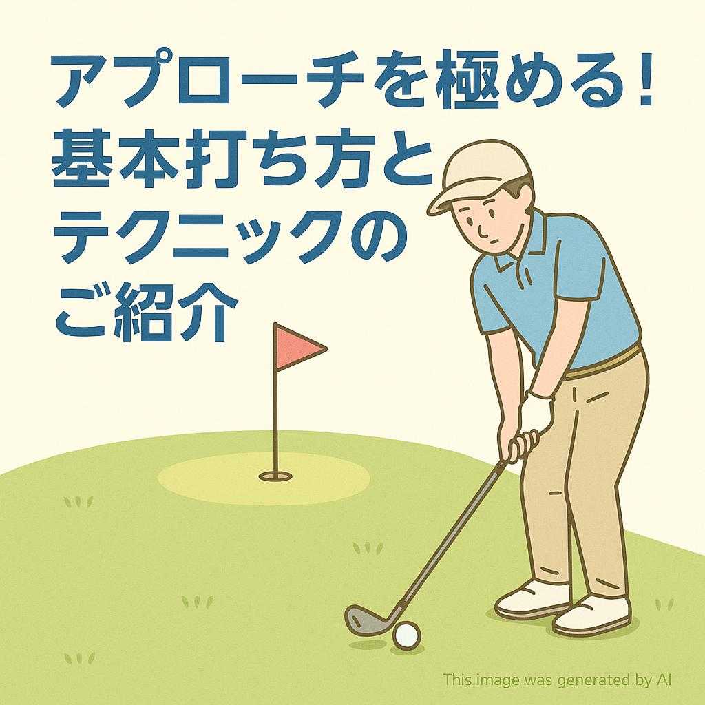 アプローチを極める!基本打ち方とテクニックのご紹介
