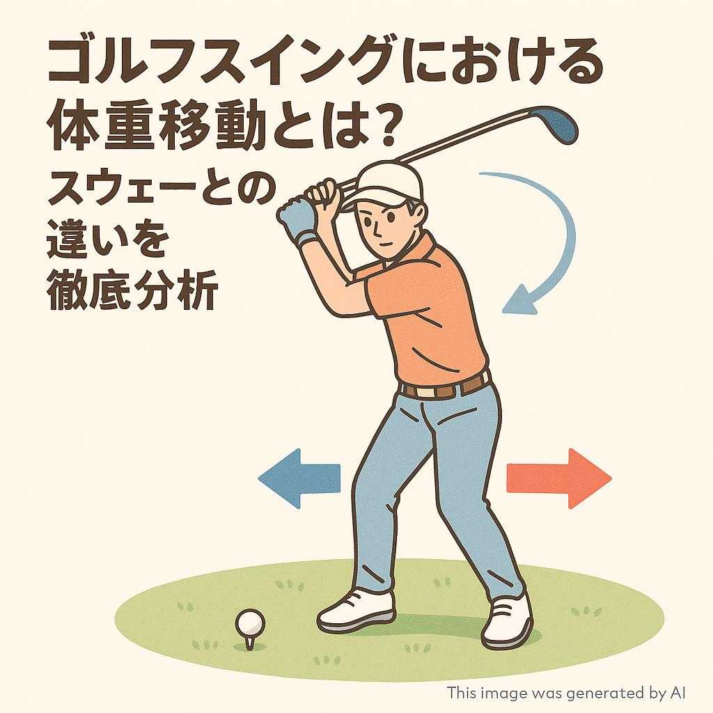 ゴルフスイングにおける体重移動とは? スウェーとの違いを徹底分析