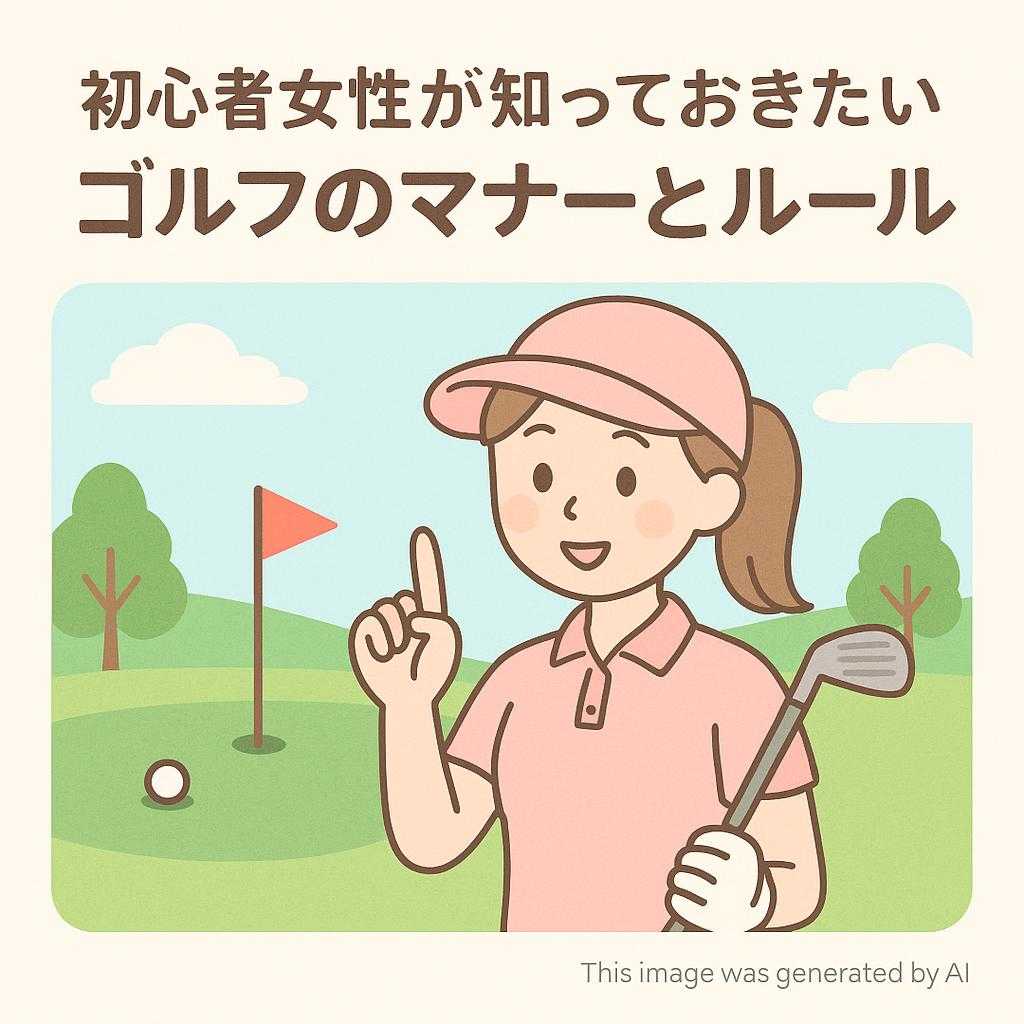 初心者女性が知っておきたいゴルフのマナーとルール