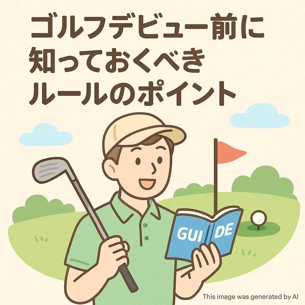 ゴルフデビュー前に知っておくべきルールのポイント