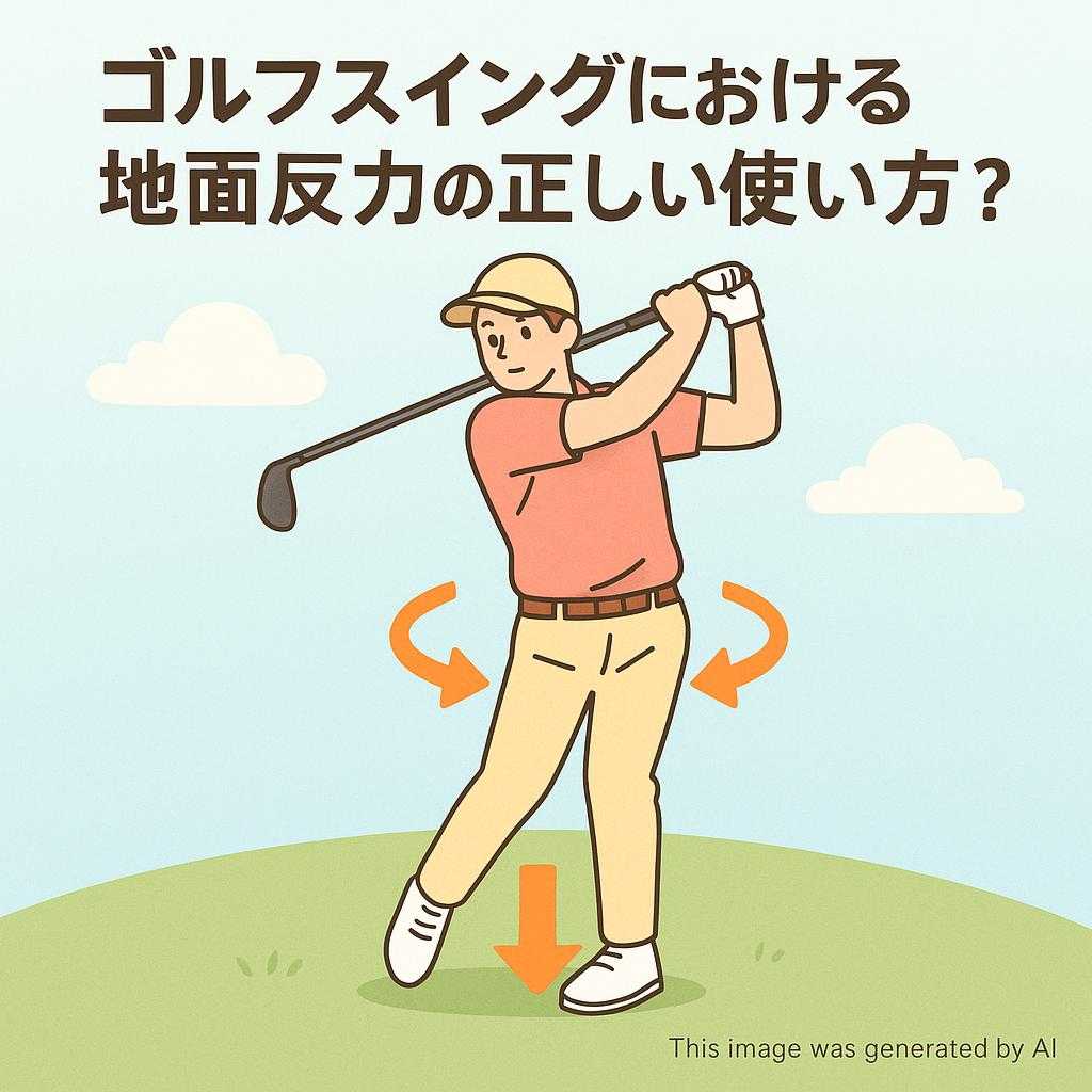 ゴルフスイングにおける地面反力の正しい使い方とは？